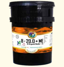 8-20.0 + 10 Organik Madde + Zn